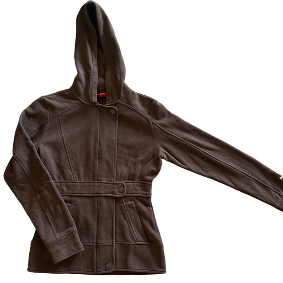 Puma Jackets & Blazers - PUMA hooded Brown Women's Jacket with Zipper Size XS